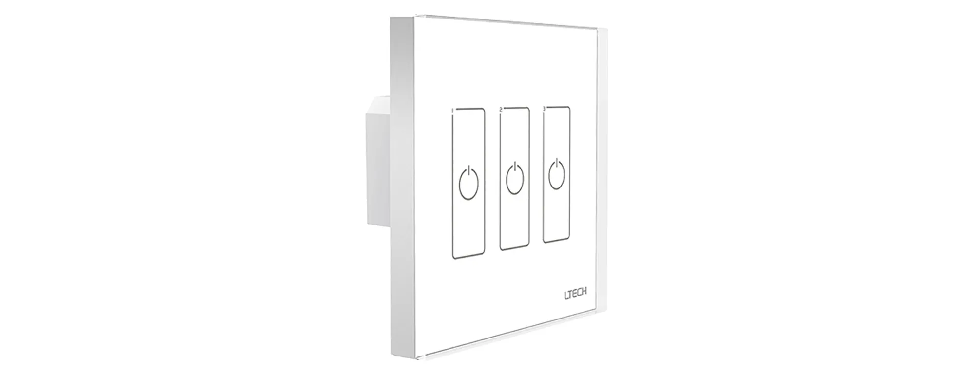 EXC3  RF 2.4GHz + DMX 512 Dimmer 3 Zone Touch Panel